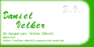 daniel velker business card